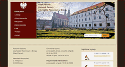 Desktop Screenshot of komornik-brzeg.pl